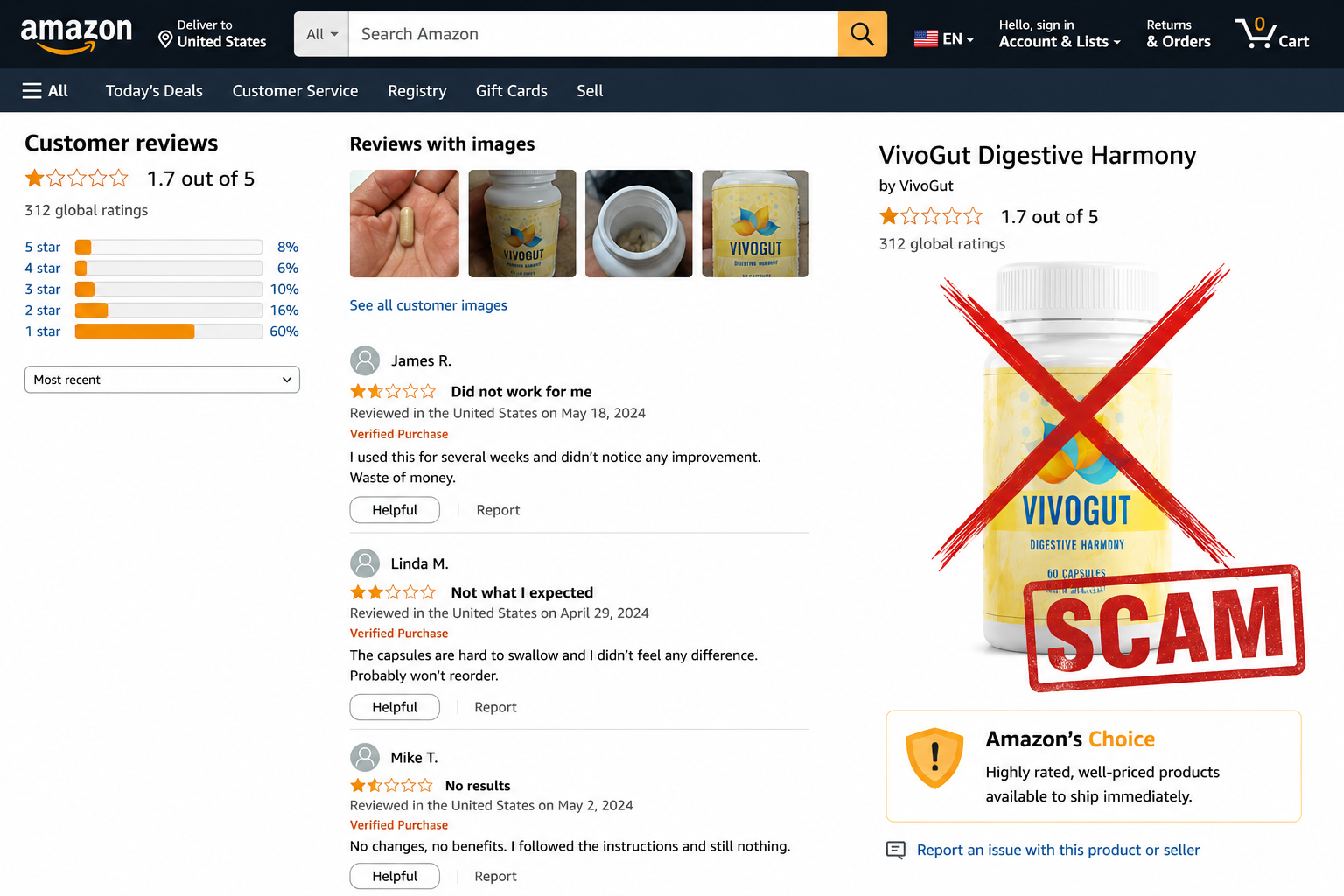 VivoGut scam complaints